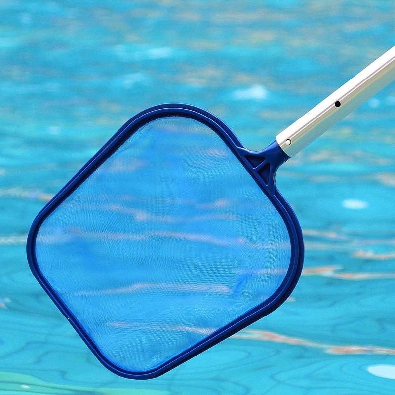 Ishowmall Chuyên Nghiệp Nhựa Màu Xanh Lá Cào Rách Lưới Skimmer Hồ Bơi Sạch-intl