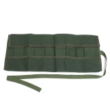 Japanese Bonsai Tools Storage Package Roll Bag Canvas Tool Set Case 600*430MM Green - intl
