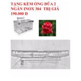 Kệ chén đĩa 1 tầng inox 304 (28x100)