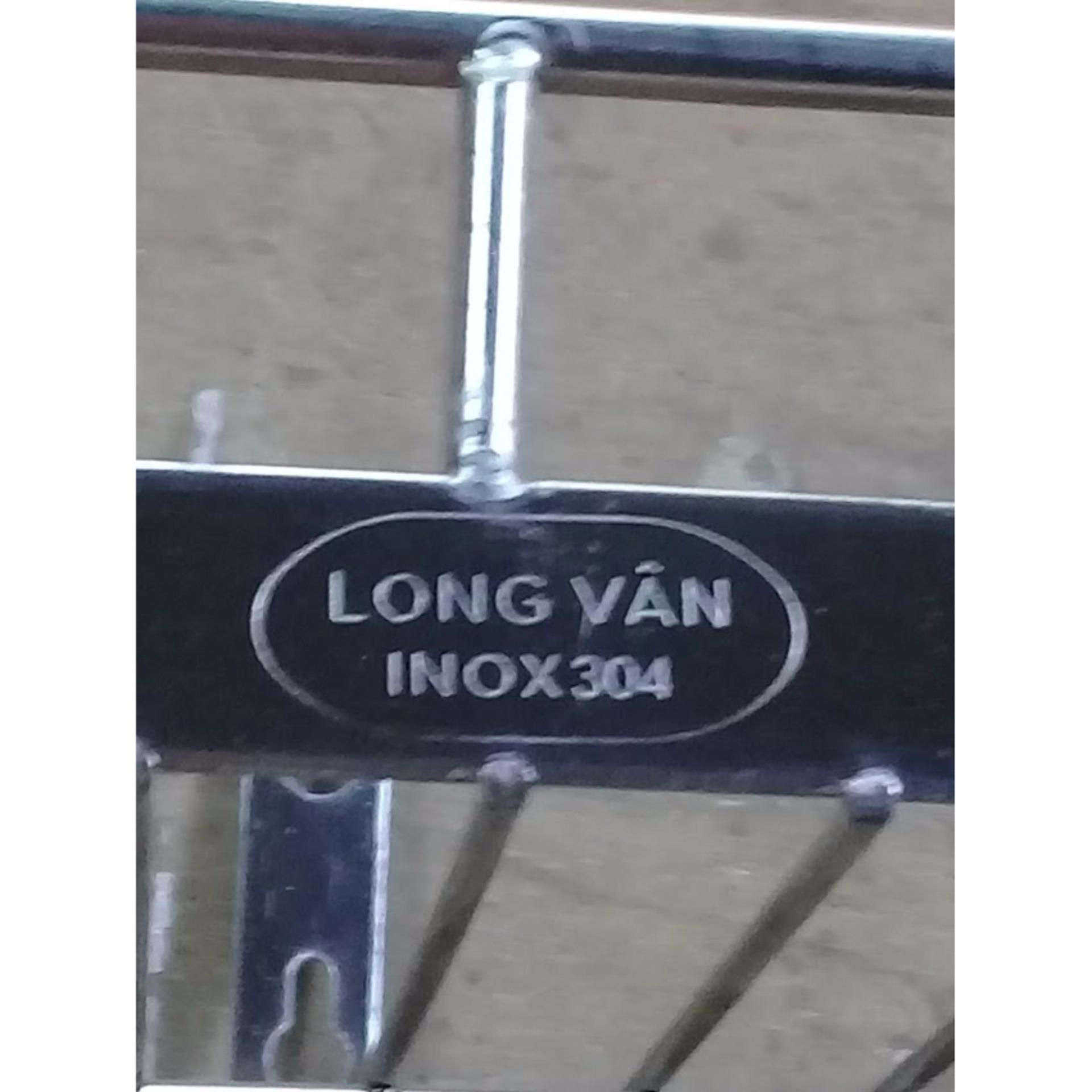 Kệ chén đĩa 2 tầng INOX 304 VDLV2870 (Bạc)