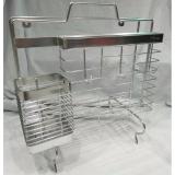 [HCM]KỆ DAO THỚT 1 ỐNG ĐŨA INOX 304