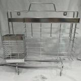 [HCM]KỆ DAO THỚT 1 ỐNG ĐŨA INOX 304