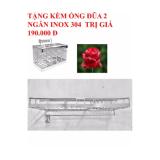 Kệ  để chén đĩa 1 tầng Inox 304 (28x60)