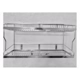 Kệ để chén dĩa treo tường 2 tầng Inox 304(28*50*2T)