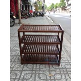 [HCM]kệ dép gỗ 4 tầng