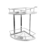 Kệ góc để xà bông 2 tầng Inox 304 (20x20)