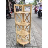 [HCM]kệ góc gỗ 4 tầng xuất khẩu