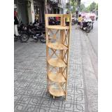 [HCM]kệ góc gỗ 5 tầng xuất khẩu