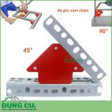 Ke góc nam châm 45°,90° cố định khung sắt lực hút 11kg