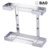 Kệ inox 2 tầng dùng trong phòng tắm  BAO - BN630 (Inox 304)