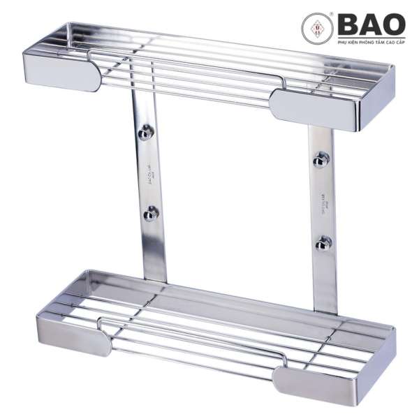 Kệ inox 2 tầng dùng trong phòng tắm  BAO - BN630 (Inox 304)