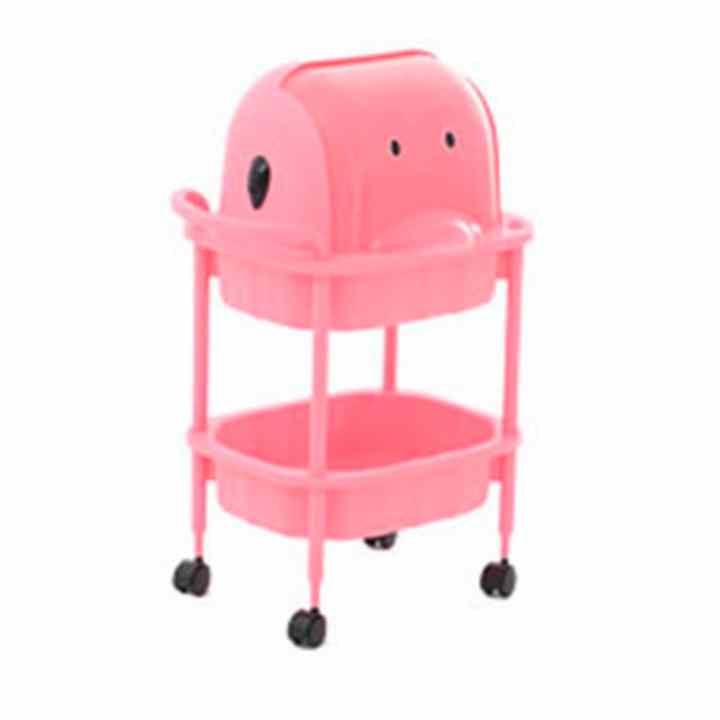 Kệ kéo cánh cụt 2 tầng Happy Box Yuwon PS YW-18 (Hồng)
