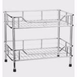 Kệ ống úp chén đĩa 2 tầng inox 304 (40*80)