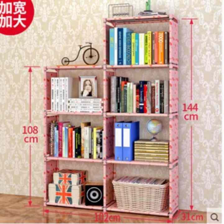 Kệ sách 2 buồng 7 ngăn (Xanh)