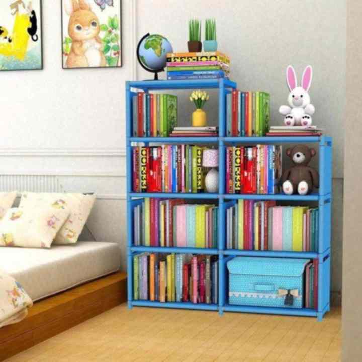 Kệ sách 2 buồng 7 ngăn (Xanh)