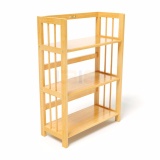 Kệ Sách Gỗ Cao Su 3 Tầng Rộng 60cm (TN)