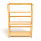 Kệ Sách Gỗ Cao Su 3 Tầng Rộng 60cm (TN)