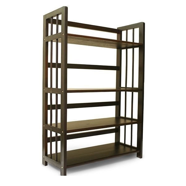 Kệ Gỗ Đa Dụng 4 Tầng Rộng 80cm (Nâu)