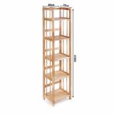Kệ Sách Đa Năng 5 Tầng Rộng 40cm (Vàng)