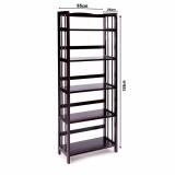 Kệ Sách Đa Năng 5 Tầng Rộng 60cm (Nâu)