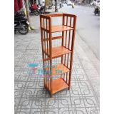 [HCM]kệ sách gỗ 4 tầng ngang 40