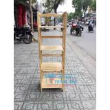 [HCM]kệ sách gỗ 4 tầng ngang 40