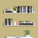 [HCM]Kệ sách gỗ Lõi Xanh Chống ẩm Diachire bộ 2 chữ U ngang 60cm sâu 20cm Tg02S (để vừa giấy A4) (Trắng)