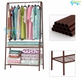 Kệ treo quần áo chữ A khung sắt siêu cứng KQA-15 (70x40x150cm) (Trắng)