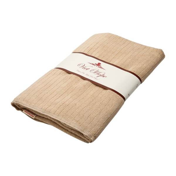 Khăn tắm siêu mềm cỡ đại Vinatowel VP 13 80x160cm sọc gân (Nâu)