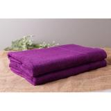 Khăn trải giường spa 100 % cotton cao cấp BHOME 90x180cm (Tím)