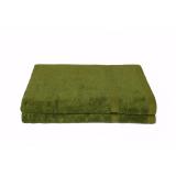 Khăn trải giường spa 100 % cotton cao cấp BHOME 90x180cm (Xanh rêu)