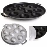 Khay đổ bánh khọt chống dính 10 lỗ