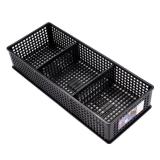 Khay đựng vật dụng chia ngăn dạng lưới (màu đen) - Hàng nhập khẩu Nhật Bản
