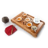 Khay trà đạo Khổng Minh, khay trà tre, bàn trà mini