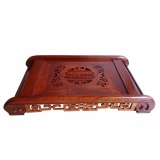 Khay trà minh quốc gỗ hương ta đỏ cỡ trung cao cấp KTH47