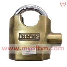 Khóa báo động chống cắt 110dB (Vàng đồng)