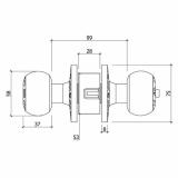 [HCM]Khóa đấm VICKINI 30856.001 (Trắng)