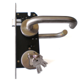 Khóa tay gạt ốp dời  TH101 (Bạc)