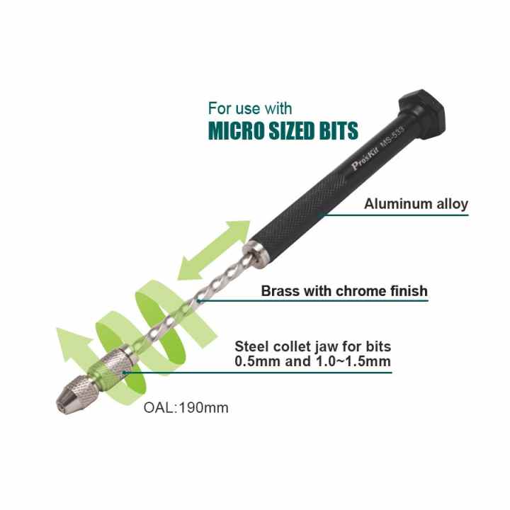 Khoan tay Pro′skit MS-533