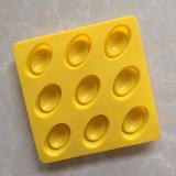 KHUÔN BÁNH RAU CÂU SOCOLA SILICON  9 THỎI VÀNG