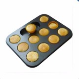 Khuôn chống dính cupcake 12 ô mini