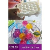 [HCM]Khuôn Mochi thach bi 2.5cm (Vỉ 18 Viên)