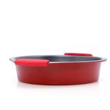 Baking tray round shape with handle Silicon uncle bills KC0291