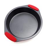 Baking tray round shape with handle Silicon uncle bills KC0291