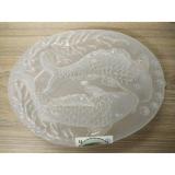 KHUÔN RAU CÂU  NHỰA OVAL HÌNH ĐÔI CÁ CHÉP