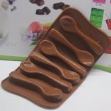 Khuôn silicon chocolate hình muỗng