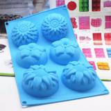 Khuôn silicon làm thạch 3 loại hoa lớn