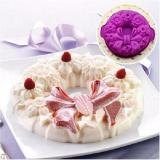 [HCM]Khuôn silicon rau câu hình vòng hoa lớn