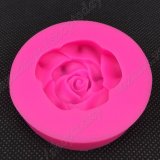 khuôn thạch silicon 4D hoa hồng lớn 6cm