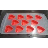 Khuôn thạch silicon, khuôn đá silicon hình trái tim, quả táo, ngôi sao